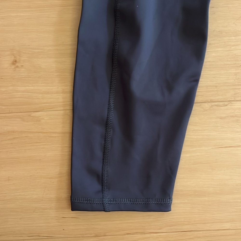 NWT LOVE & SPORTS WOMENS HIGH RISE FITNESS LEGGINGS WITH BLUE GOLD SIZE XL - Picture 13 of 15